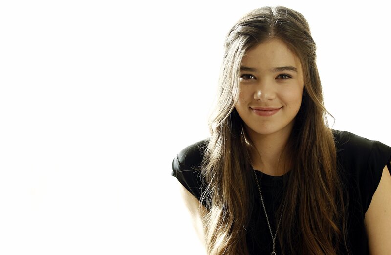 young woman with long hair