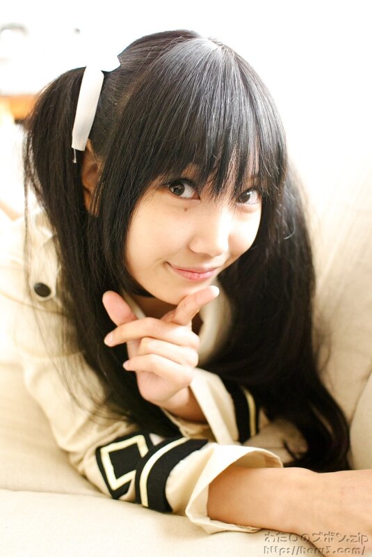 Young Woman with Pigtails — Black, Calm