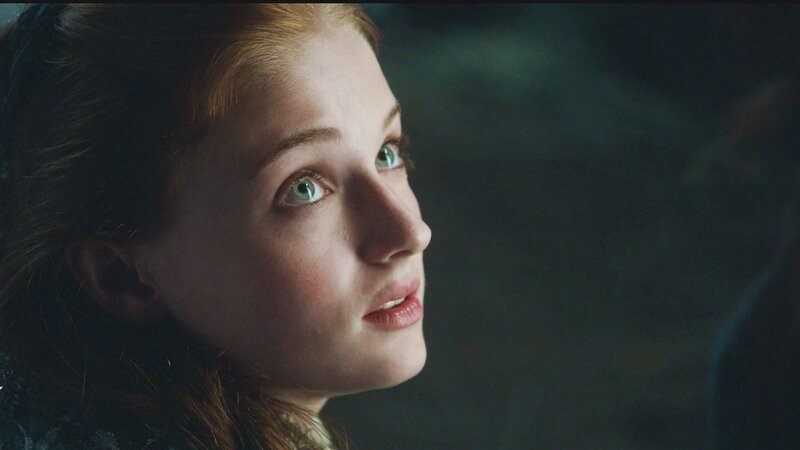Young Woman with Red Hair — Brown, Dramatic, Photograph