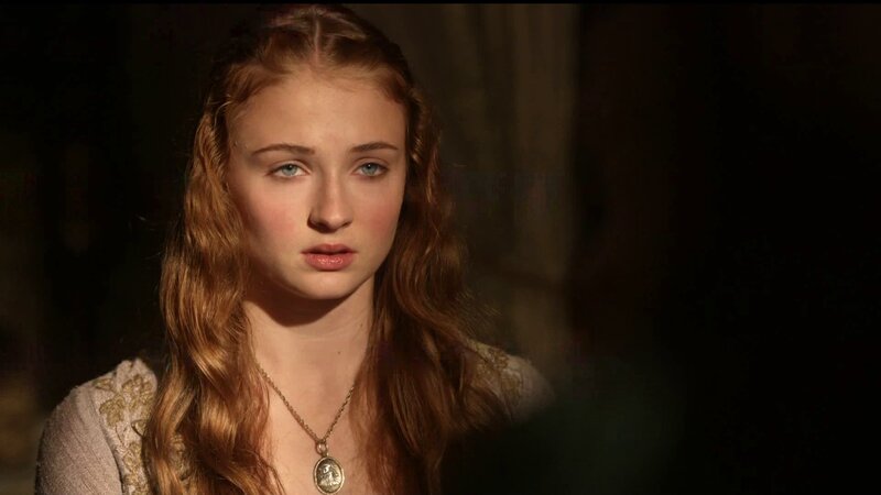 Young Woman with Red Hair — Brown, Dramatic