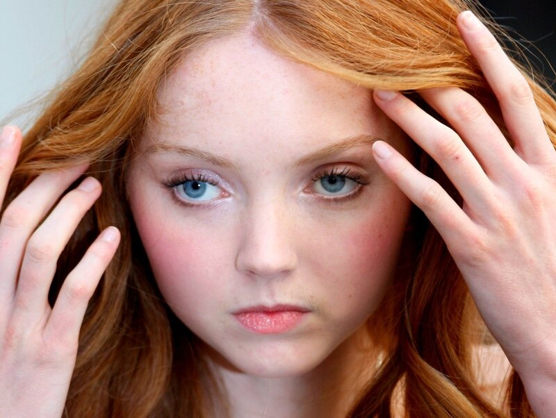 Young Woman with Red Hair — Neutral