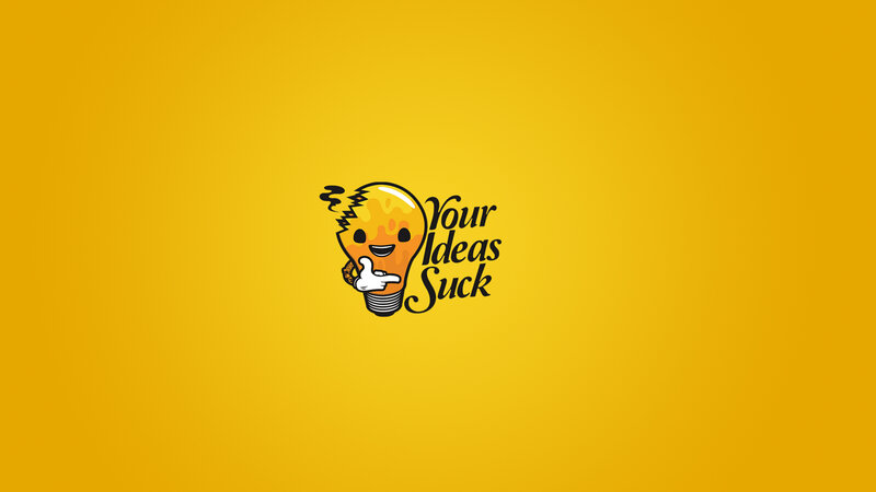 Your Ideas Suck logo