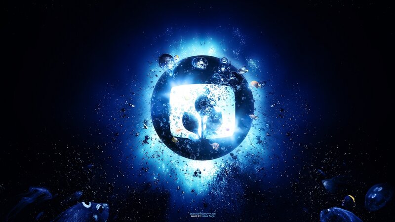 YouTube Logo Underwater