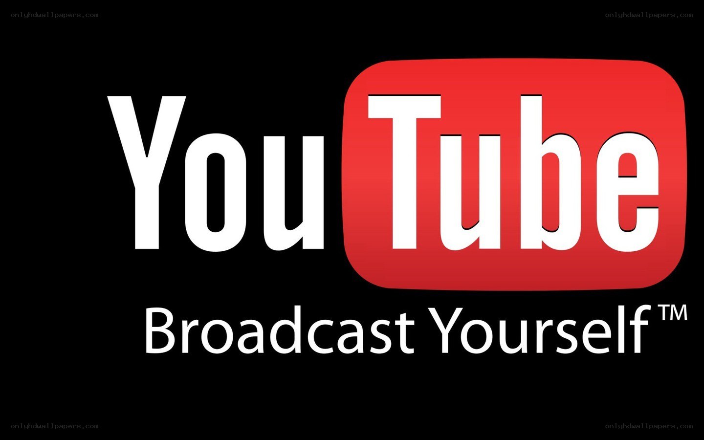 YouTube logo with tagline