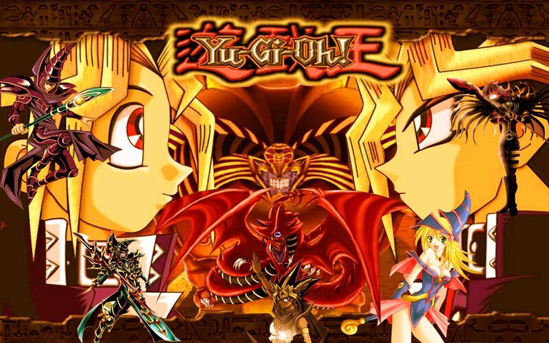 Yu-Gi-Oh! character collage