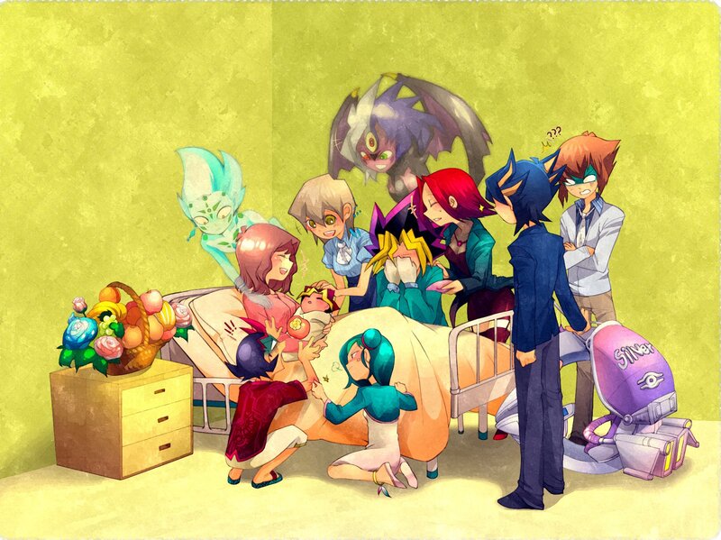Yu-Gi-Oh! characters at a hospital