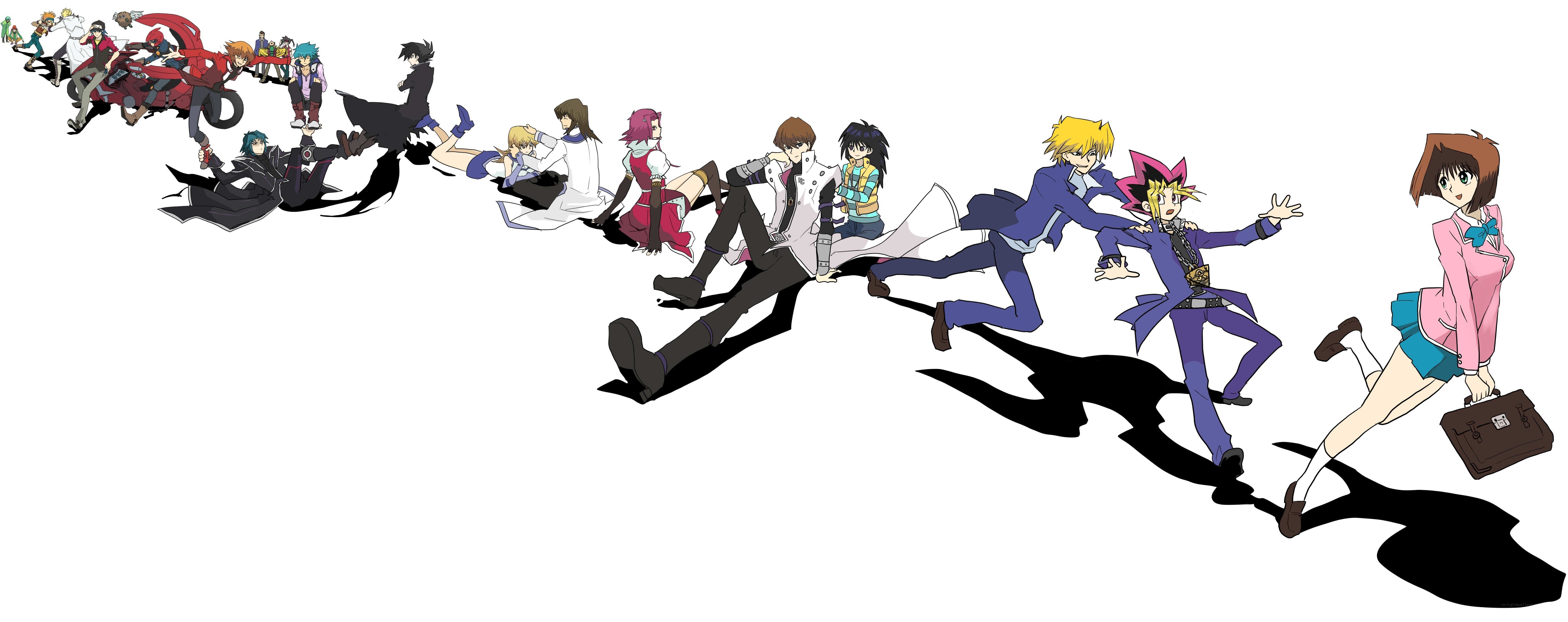 Yu-Gi-Oh! characters in motion