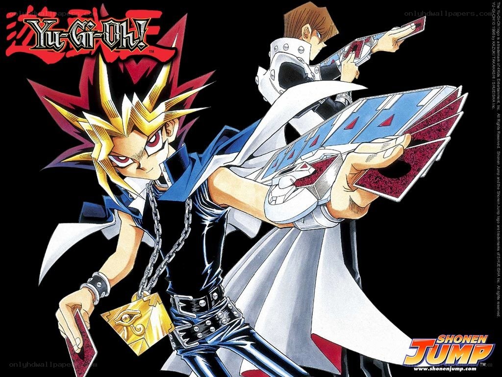 Yu-Gi-Oh! duelists in action