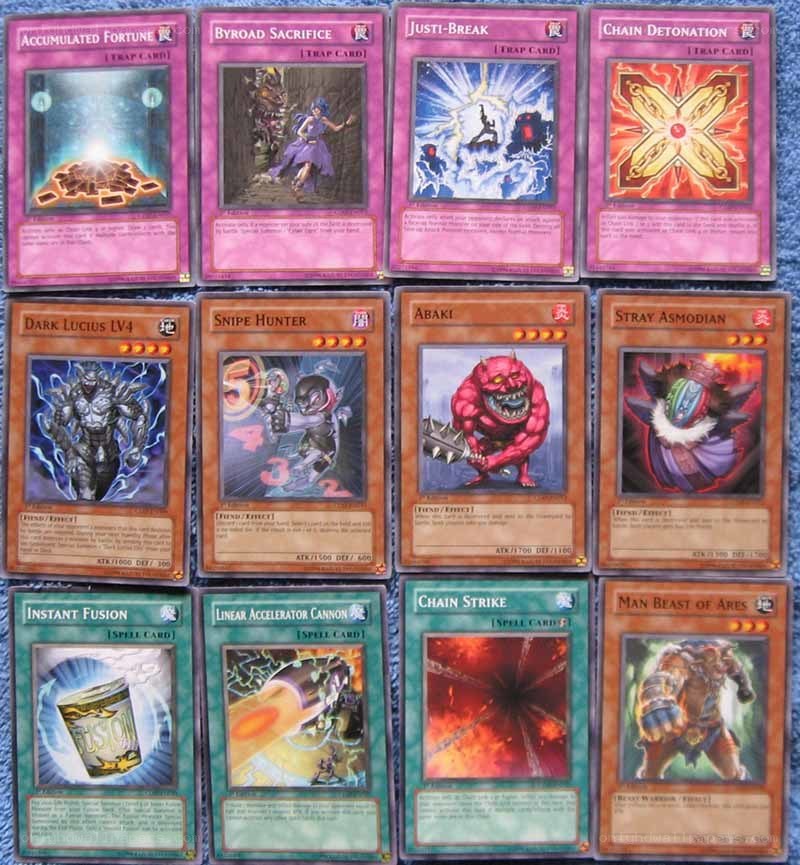 Yu-Gi-Oh! trading cards