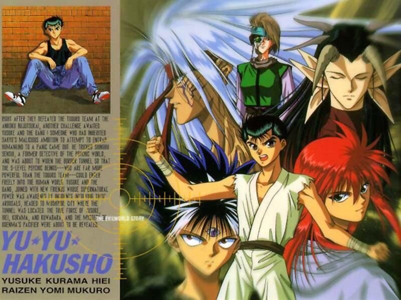 Yu Yu Hakusho anime character art