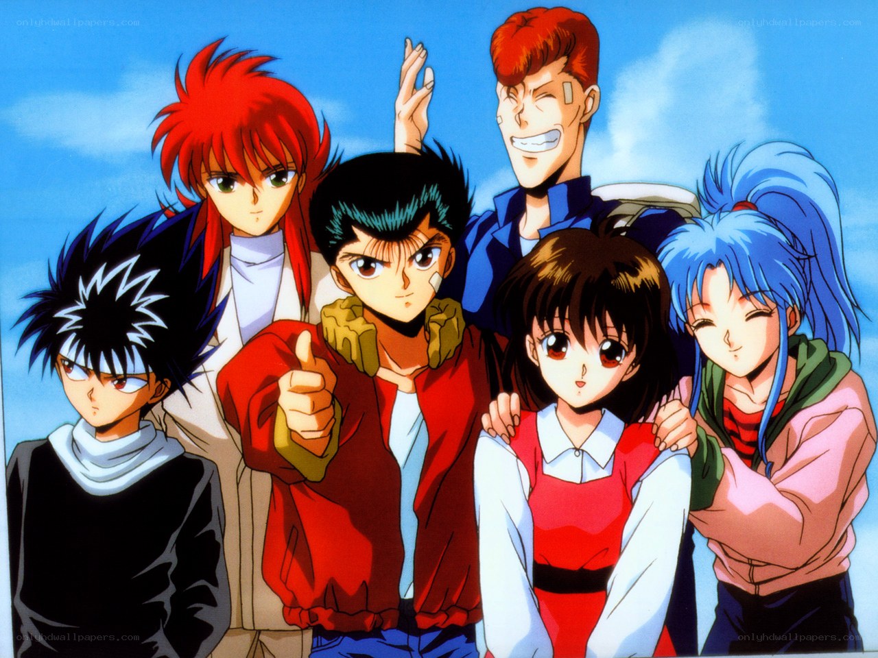 Yu Yu Hakusho group portrait