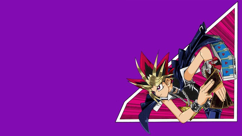 Yugi Muto in Action — Purple, Dramatic