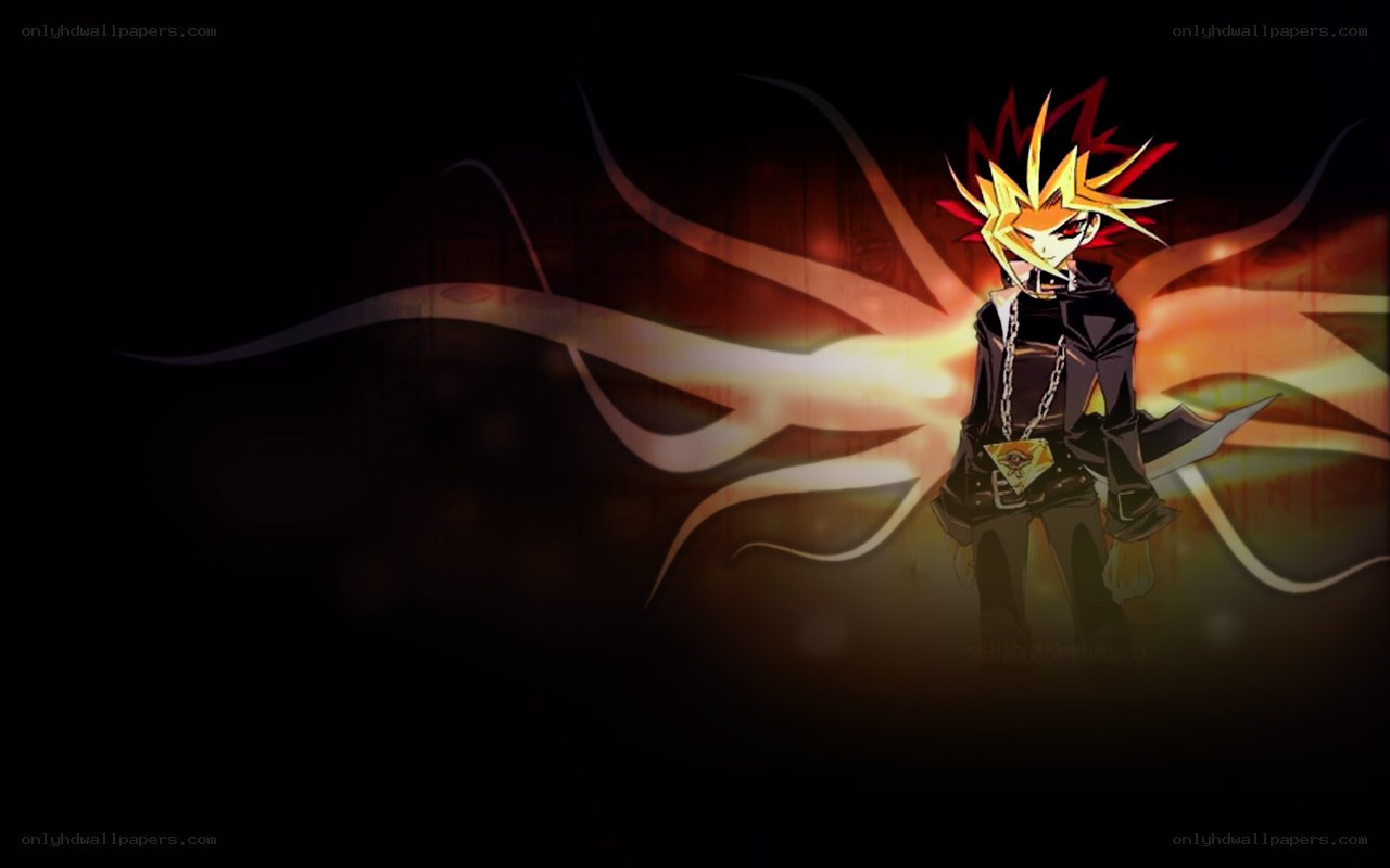 Yugi Muto with glowing aura