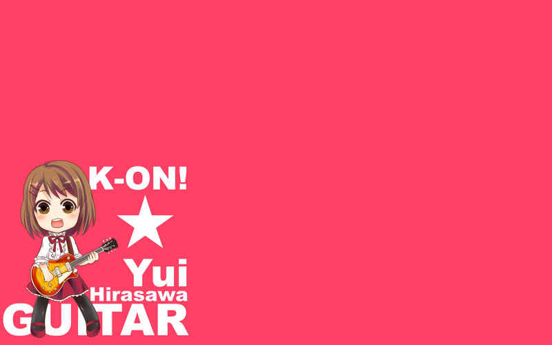 Yui Hirasawa guitar wallpaper