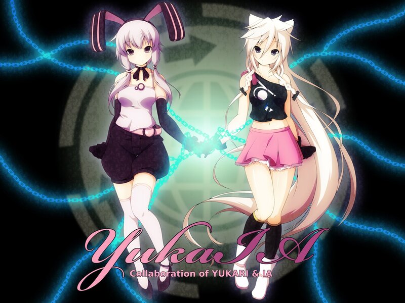 Yukari and IA collaboration art