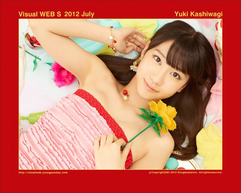 Yuki Kashiwagi in pink dress