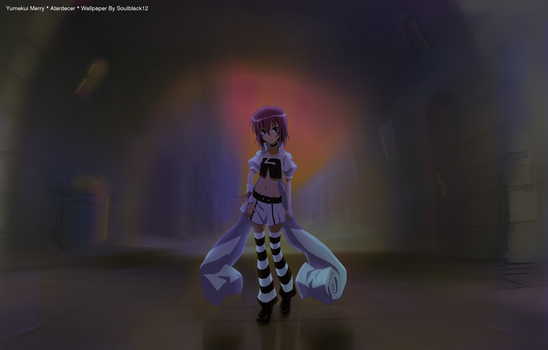 Yumekui Merry in a dark alley