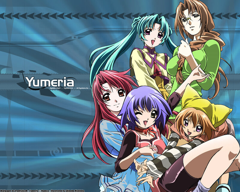 Yumeria anime character group