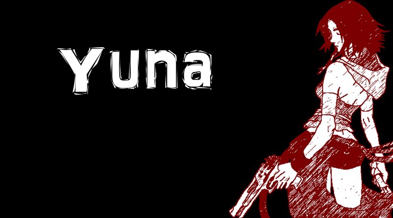 Yuna character illustration