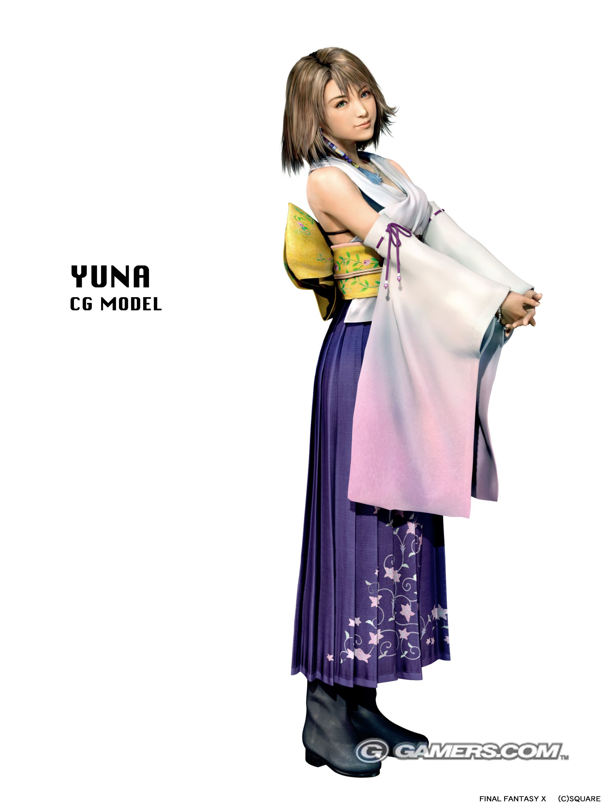 Yuna character model