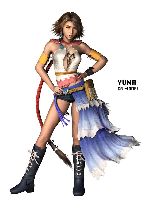 Yuna character model