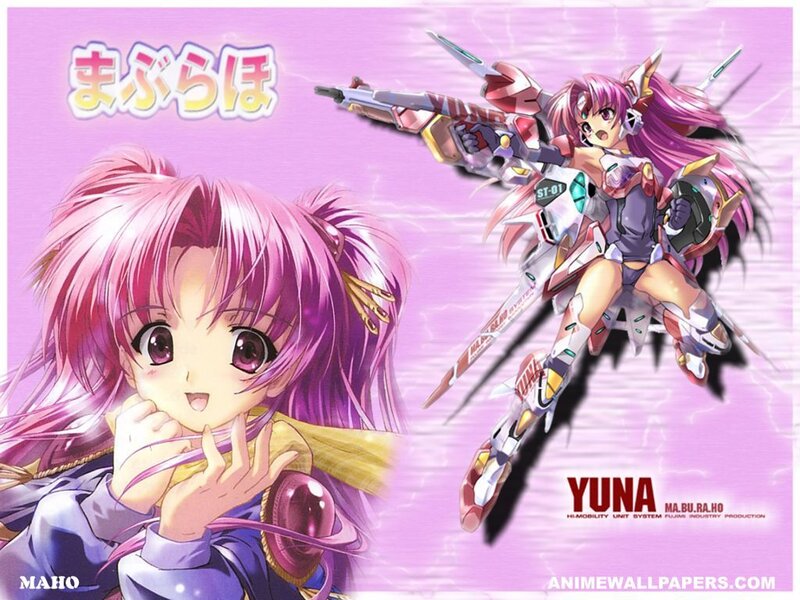 Yuna in mecha and casual form