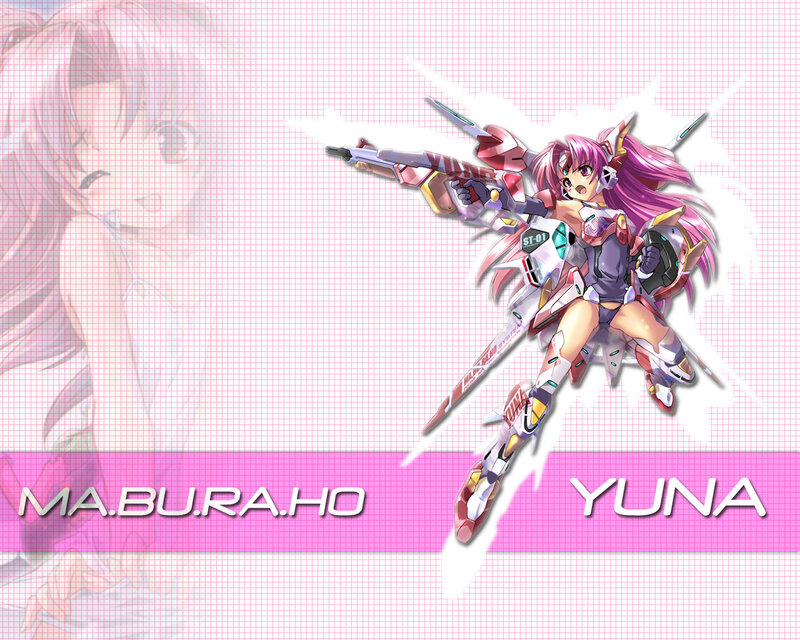 Yuna in mecha suit