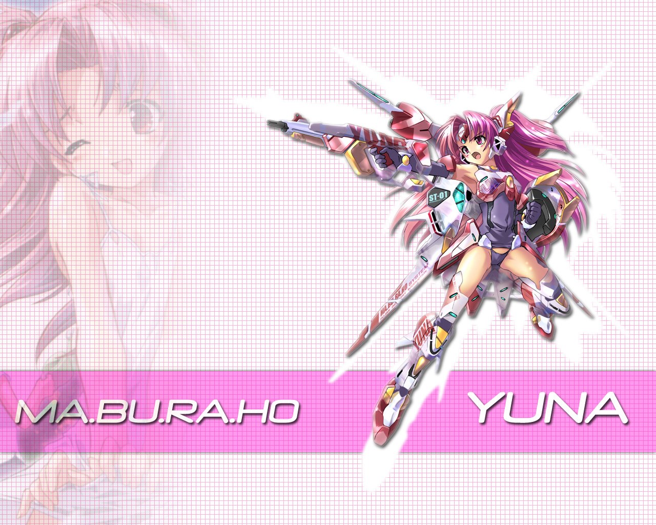 Yuna in mecha suit