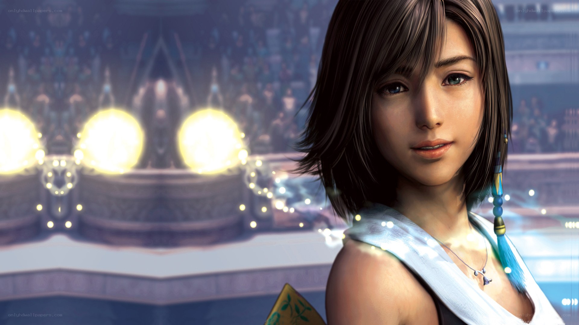 Yuna in the summoning arena