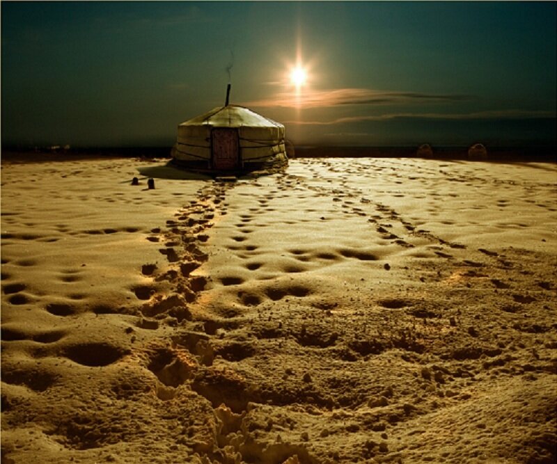 Yurt in Desert