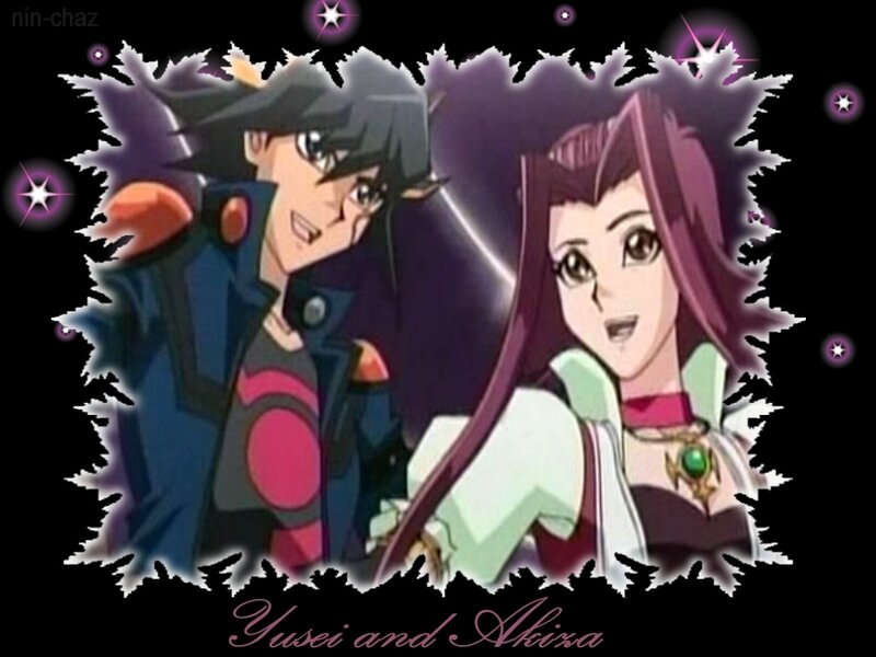 Yusei and Akiza from Yu-Gi-Oh!