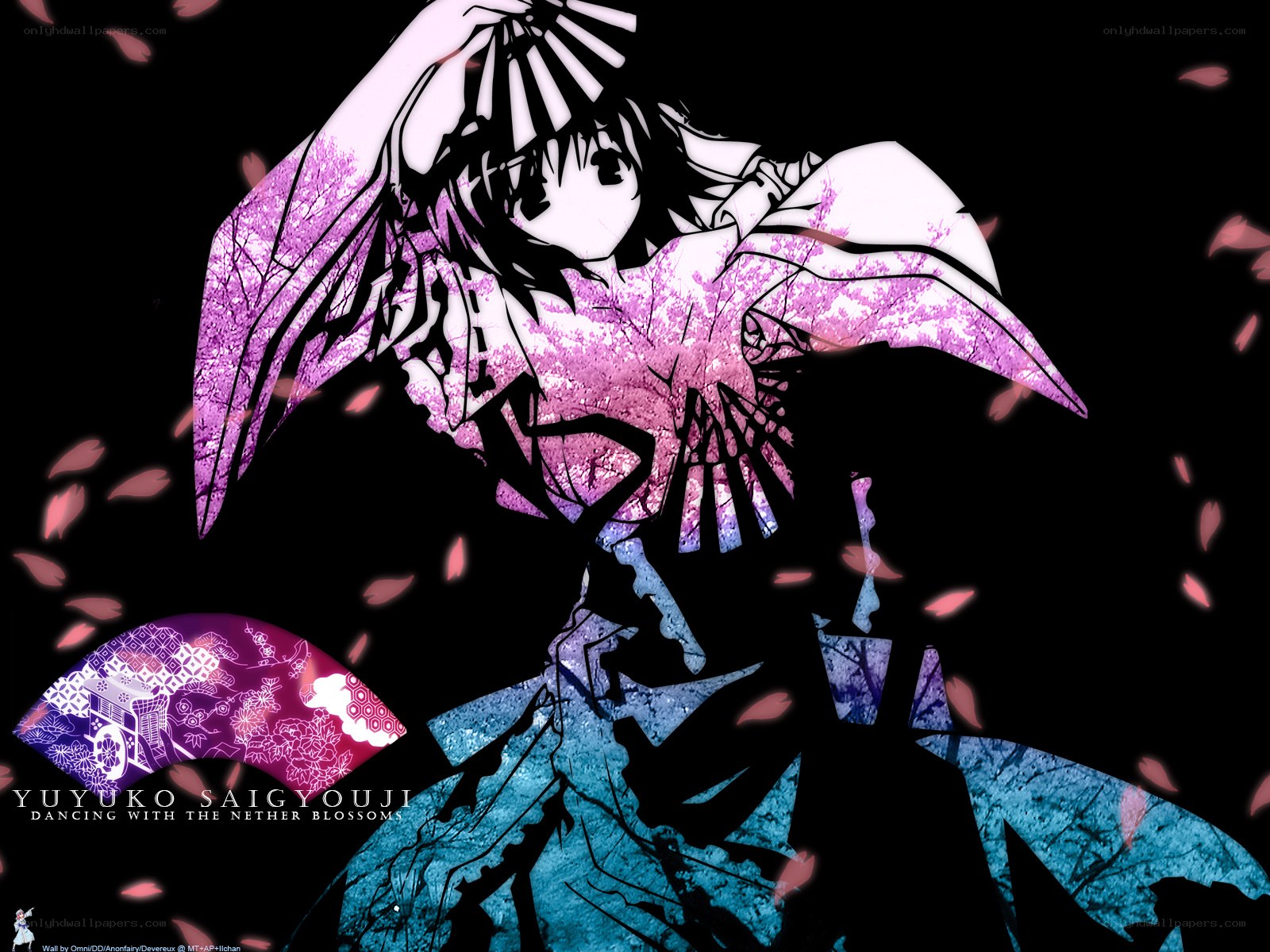 Yuyuko Saigyouji dancing