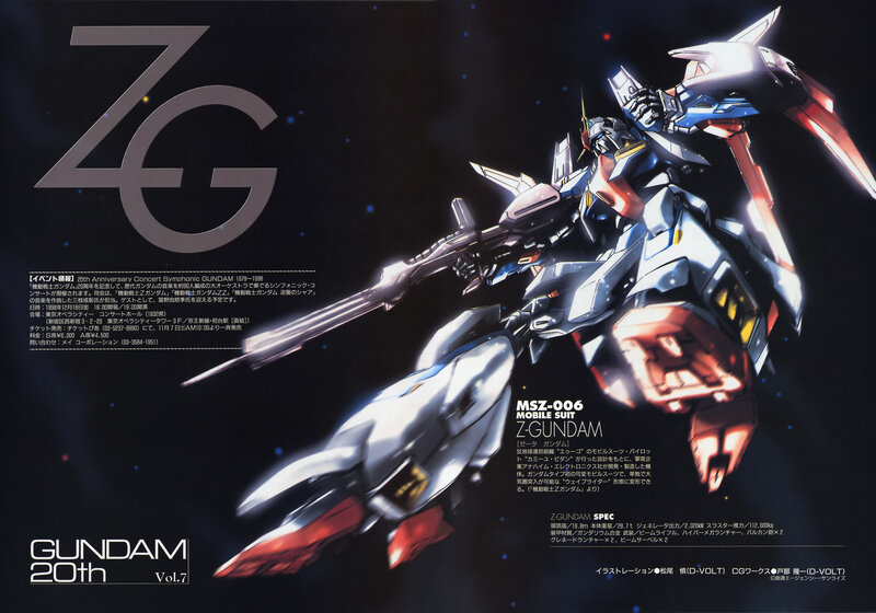 Z-Gundam promotional art