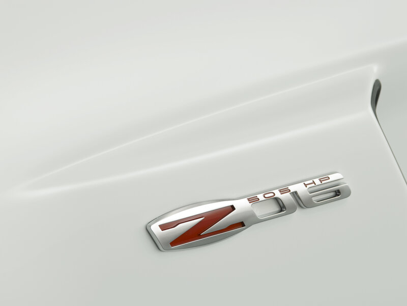 Z65 badge on white car