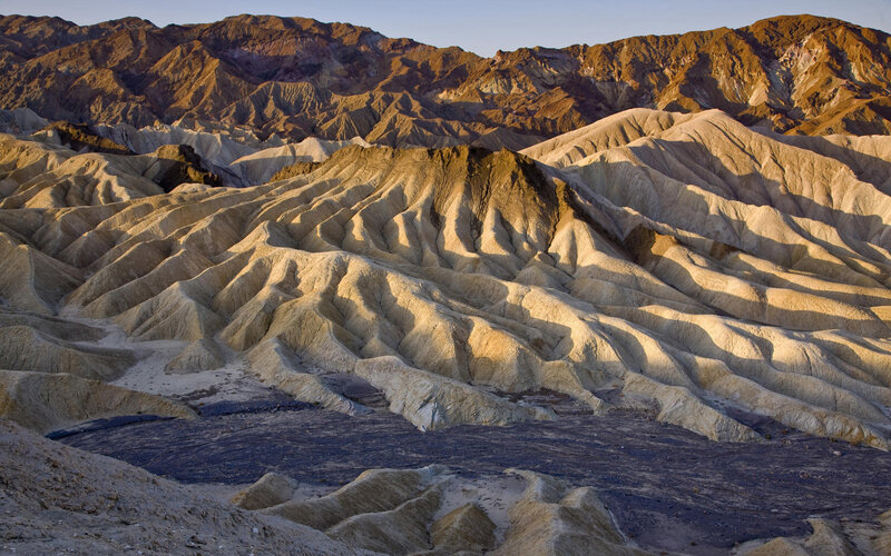 Zabriskie Point Landscape — Brown