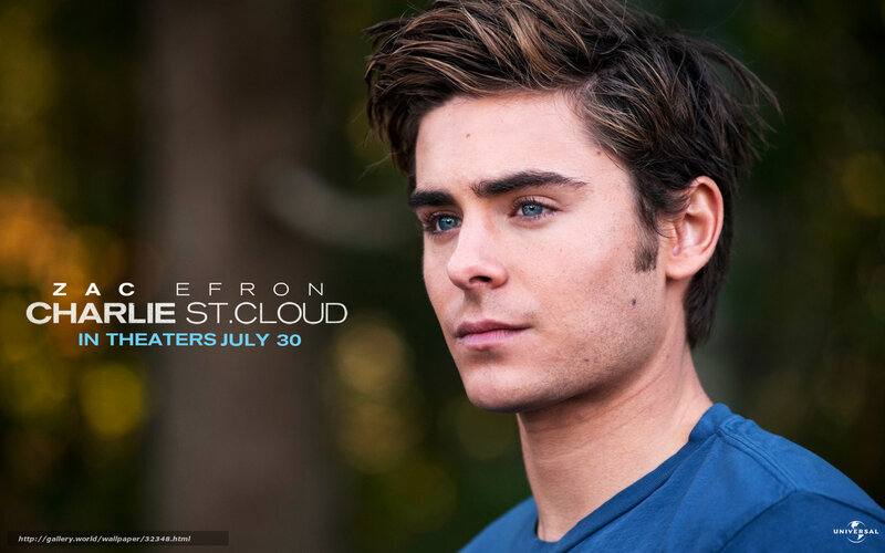 Zac Efron in Blue Shirt