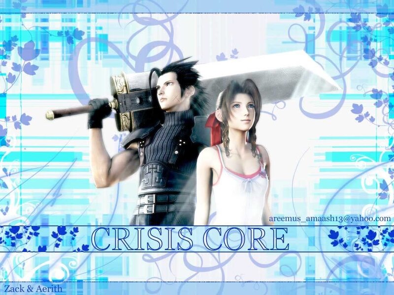 Zack and Aerith from Crisis Core