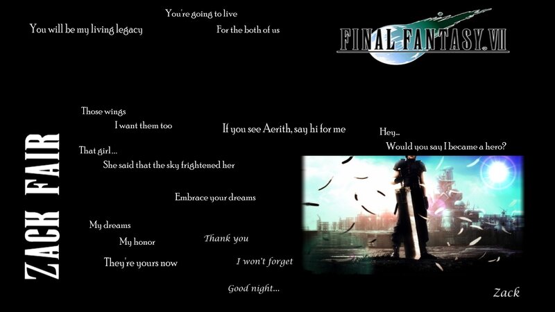 Zack Fair Standing