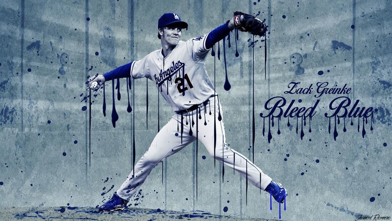 Zack Greinke Bleed Blue