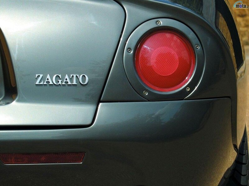 Zagato car badge and taillight