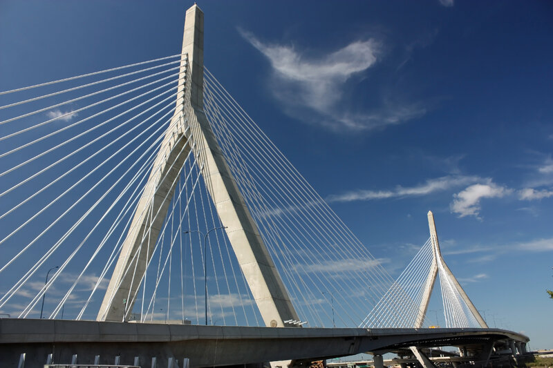 Zakim Bridge on a sunny day