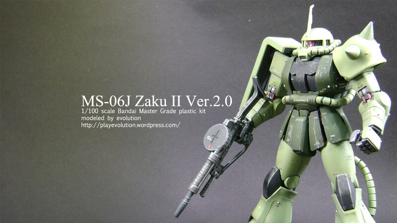 Zaku II model kit