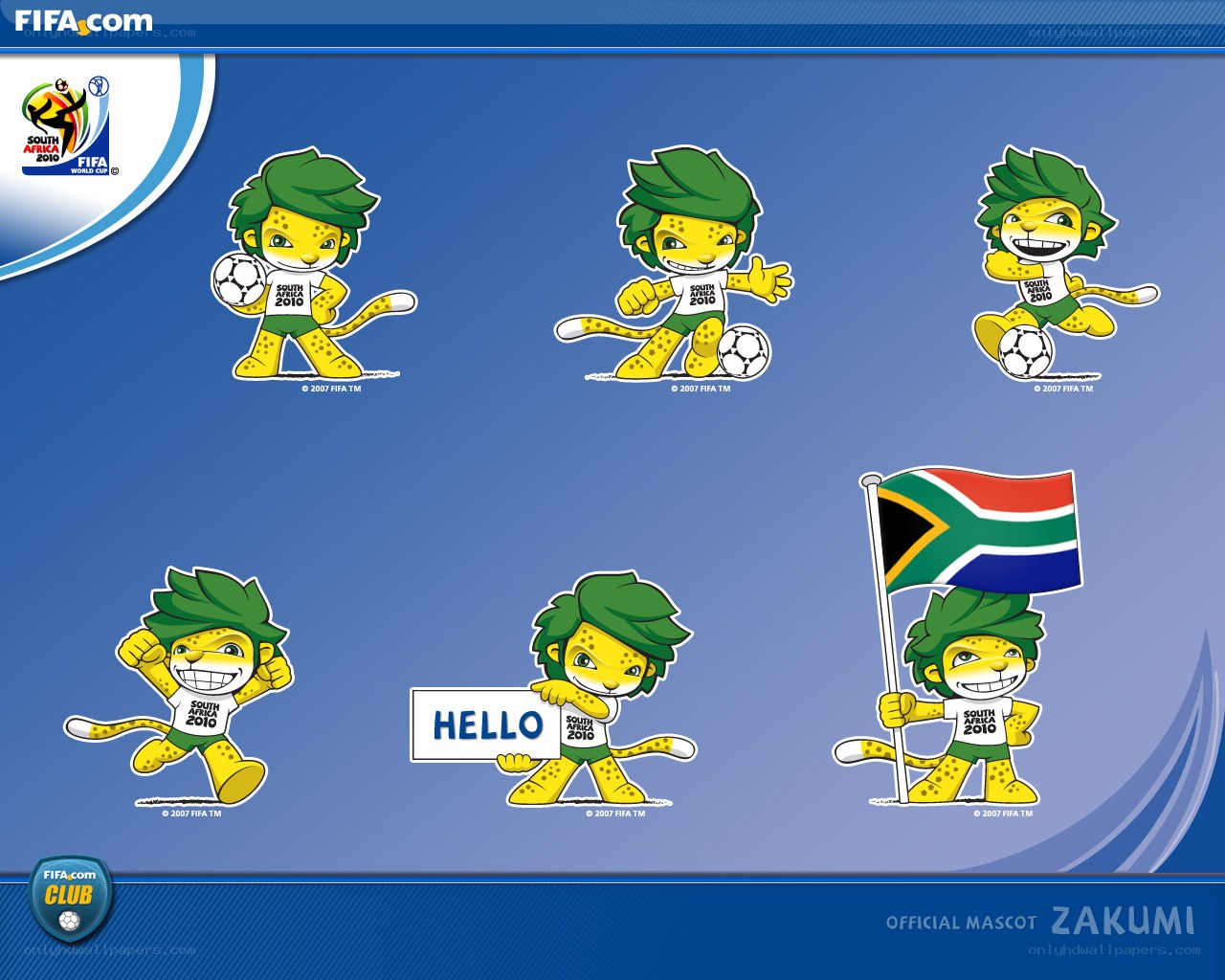 Zakumi mascot collection