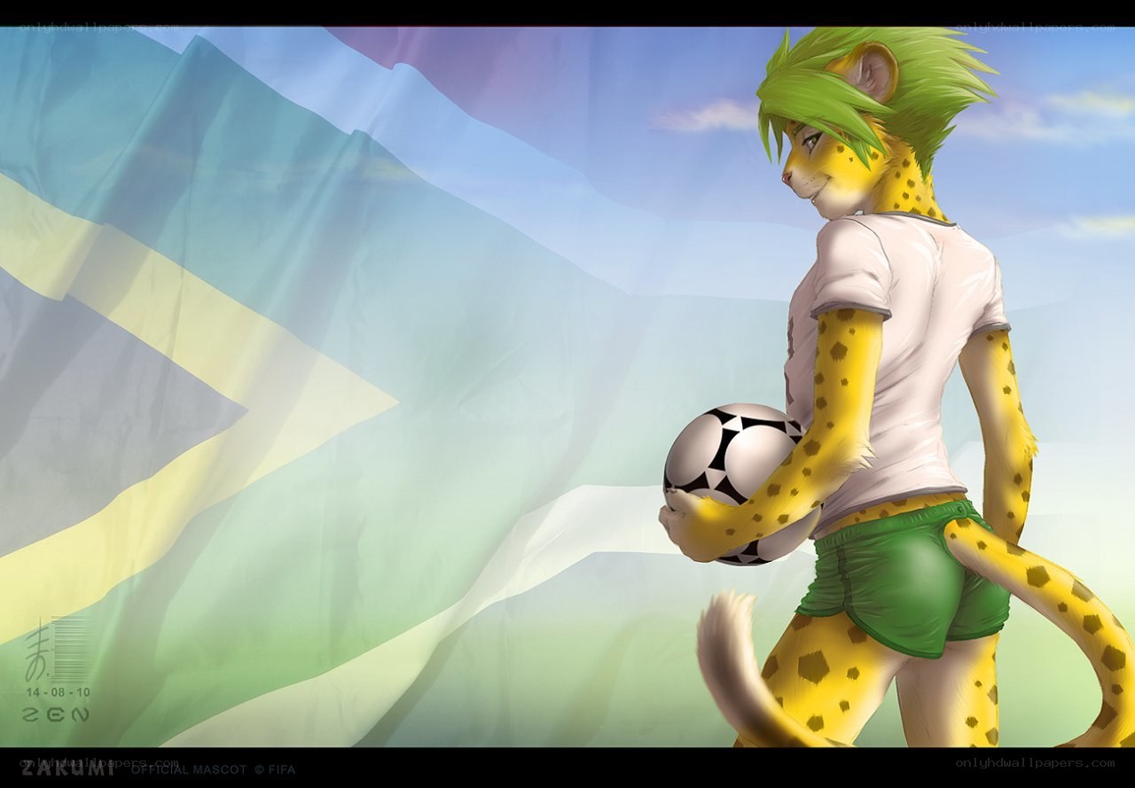 Zakumi the Cheetah Mascot