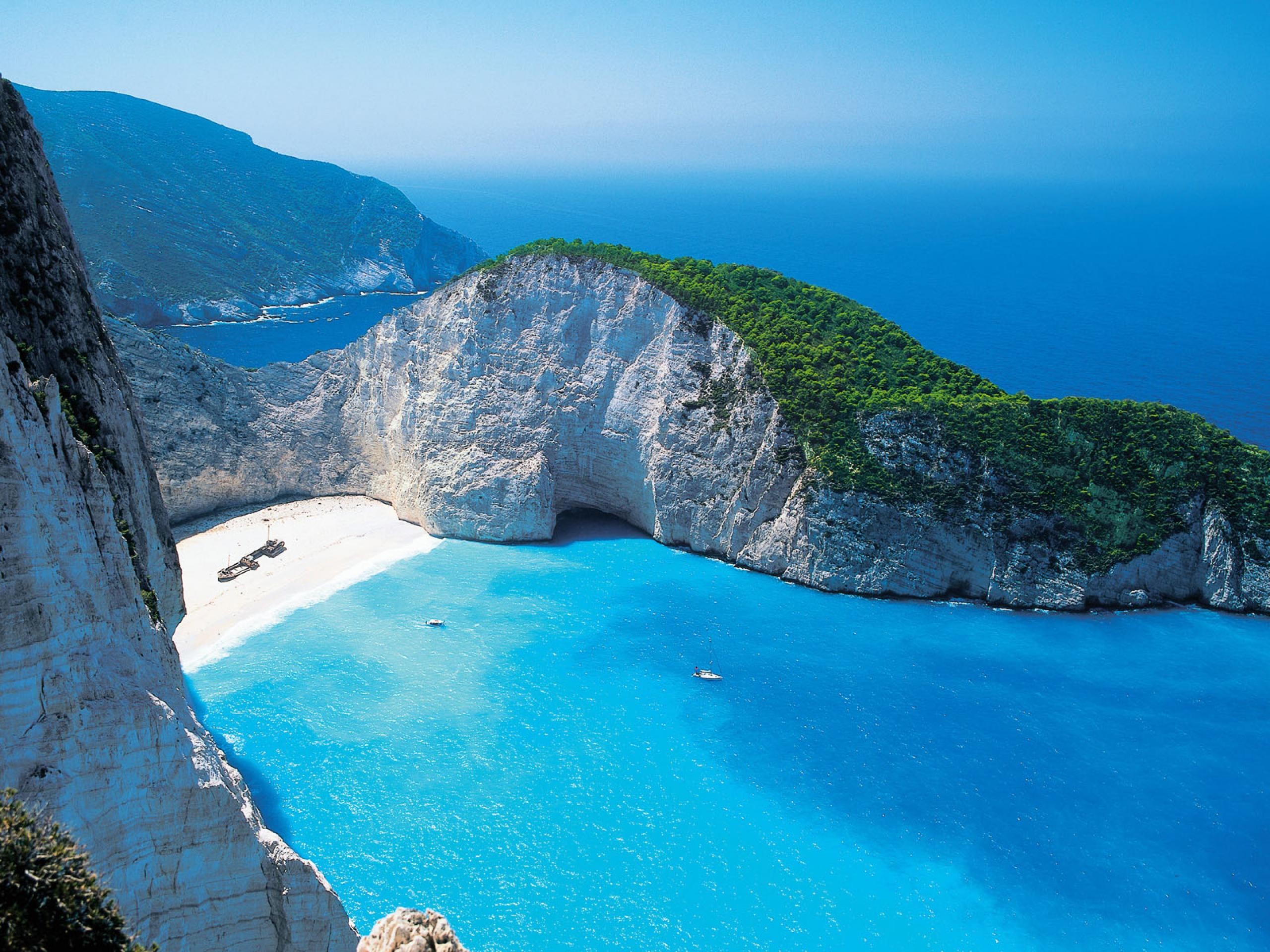 Zakynthos beach cove