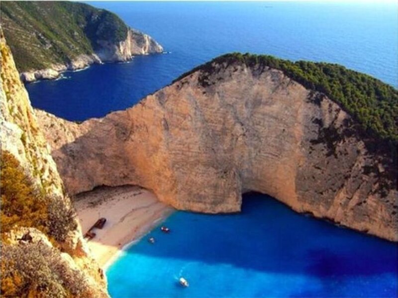 Zakynthos beach cove