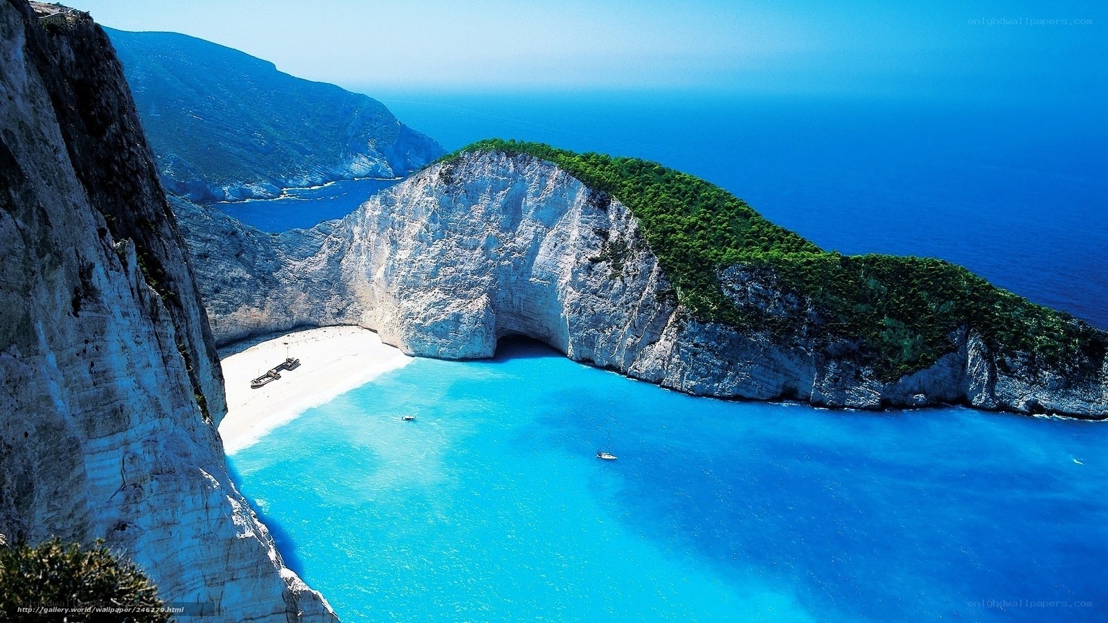 Zakynthos beach cove