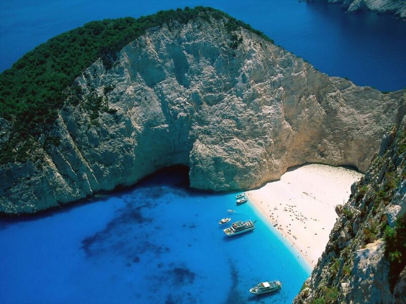 Zakynthos Beach Cove — Blue, Serene, Afternoon