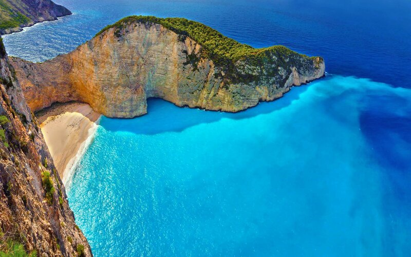 Zakynthos Island Beach — Blue