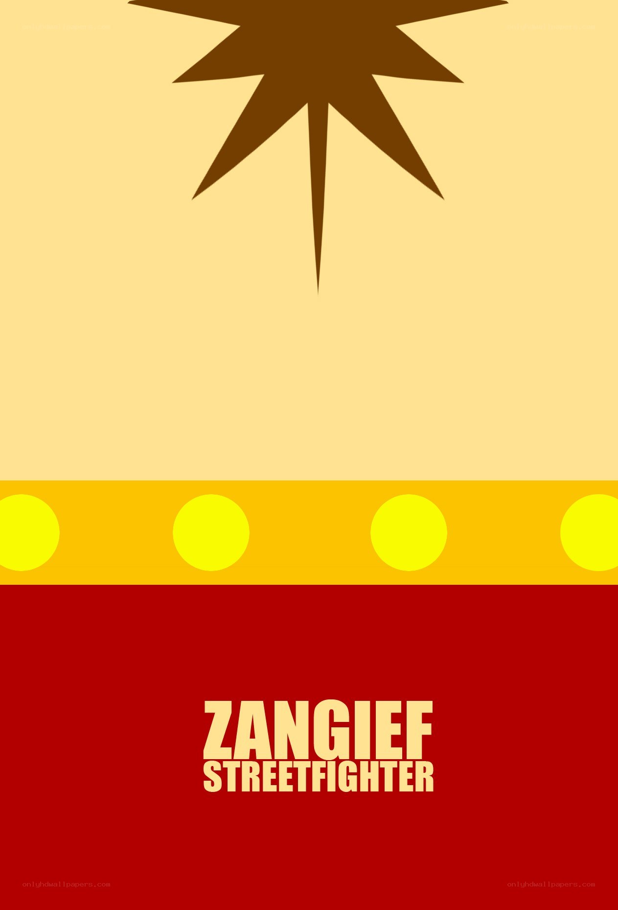 Zangief Streetfighter poster
